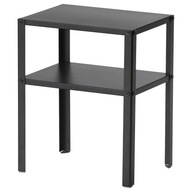 IKEA KNARREVIK Nočný stolík čierny 37x28 cm