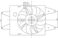 VENTILÁTOR RADIÁTORA (S POUZDROM) FIAT DOBLO DOBLO