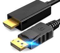 Kábel DisplayPort na HDMI 4k DP-HDMI 1m TV MONITOR PROJEKTOR