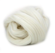 Vlna česaná MERINO 22-24mic OFF WHITE 500g