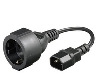 MicroConnect napájací kábel C14 -Schuko M-F