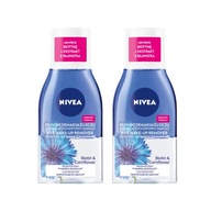 NIVEA Dvojfázový micelárny očný odličovací fluid s biotínom 125ml x2