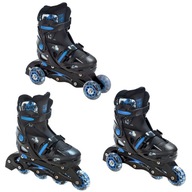 Roller Wrotki 3v1 RAVEN Singer Black / Blue 29-32