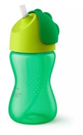 Avent Pohár so slamkou 300 ml zelená