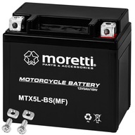 MORETTI GEL BATTERY MTX5L-BS 12V 5Ah MOTORKY SKUTER MOTOR QUAD