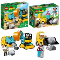 LEGO DUPLO Bager a nákladné auto 10931+ Buldozér 10930 Konštrukcia PRE CHLAPECOV 2