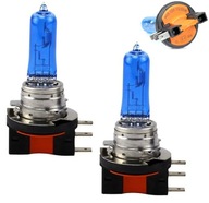 2x H15 Xenon Blue Effect žiarovky -- SUPER BIELA ​​12V / 55W SCHVÁLENIE __E4