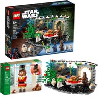 LEGO STAR WARS VIANOČNÁ DIORÁMA MILENNIUM FALCON 40658 + SET LEGO 40640