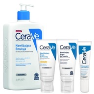 CeraVe očný krém 14 g + hydratačný krém na tvár 52 ml + krém SPF 30