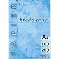 Kriedový tlačový papier, gramáž 200g, 100 listov