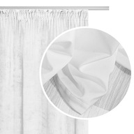 White Velvet Velvet Curtain on Tape 140x270 We