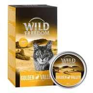 Krmivo pre mačky Wild Freedom Golden Valley Chicken Rabbit v podnosoch 6 x 85 g