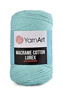 Výplet YarnArt Macrame Bavlna Lurex - 738 mint