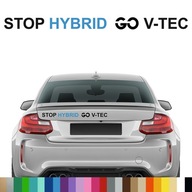 NÁLEPKA Autografika STOP HYBRID GO V-TEC 3x45cm | FARBY