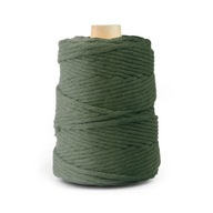 Bavlna LINE pre MACRAME Olive 3mm - 200m