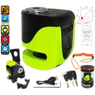 Fluo alarm KOVIX KS6 MOTORCYCLE DISC LOCK