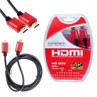 Kábel HDMI-HDMI 2.0 4K 60Hz ARC HDR HLG kábel 5m