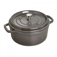 Okrúhly liatinový hrniec 3,8l Graphite La Cocotte Staub