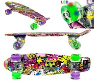 PEVNÝ SKATEBOARD PRE KAŽDÝ LED GRAFFITI