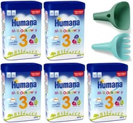 Humana 3 650g x 5 ks + Hračka