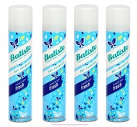 4 x BATISTE Fresh šampón na suché vlasy 200 ml