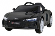 Audi R8 LIFT Autíčko na batérie čierne + diaľkové ovládanie + kolesá EVA + MP3 + LE