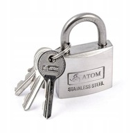 ATOM PADLOCK VYZTUŽENÁ NEREZOVÁ OCEL 60 mm