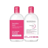 Bioderma Sensibio H2O micelárna voda, 2 x 500 ml