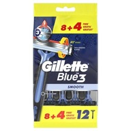 GILLETTE BLUE SHAVORS 3 - 12 ks HLADKÉ