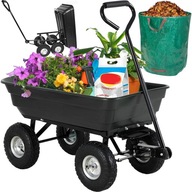 fúrik, záhradný transportný vozík, sklápač 3v1, objem 75 litrov, 200 kg + taška