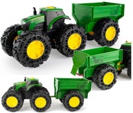 JOHN DEERE MONSTER TRACTOR s prívesom ŚW / DŹW