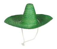 MEXICKÉ SOMBRERO MEXICKÉ ZELENÉ 50 CM