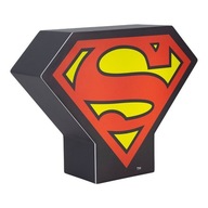 STOLNÁ LAMPA NOČNÁ LAMPA DO SPÁLNE LOGO SUPERMANA DARČEK DC COMICS