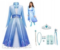 MRAŽENÝ KOSTÝM NA KARNEVAL ELSA ŠATY ELSA DRESS 140