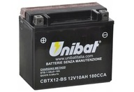 Batéria na motocykel UNIBAT CBTX12-BS 10Ah 180A YTX12-BS L+ HONDA YAMAHA