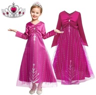 ŠATY ELSA OUTFIT ELSA MAGIC NIGHT 116-122 CM