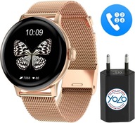 SMARTWATCH DÁMSKE HODINKY VOLANIA PULZ SMS MENU PL SUPER SETINA HD ZDRAVIE