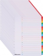 A-Z ABECEDNÉ VLOŽKY DO ZARIADENIA A4 x15