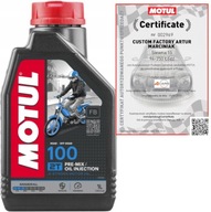 MOTUL 100 2T MINERÁLNY OLEJ NA 1L ZMESI