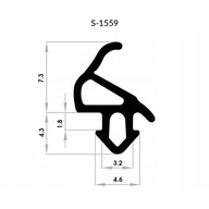 Tesnenie pre PVC okná ALUPLAST S-1559 - 300 m