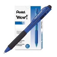 Gélové pero PENTEL K437CR-C modré 12ks