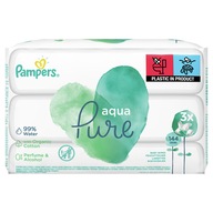 Pampers Aqua Pure hydratačné obrúsky 3x48 ks