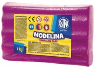 Astra modelovacia hmota 1kg ružová 304111004