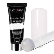 Akrylový gél na nechty Powder Gel POLY Lacquer 50ml CLEAR nechty