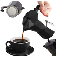 KÁVOVAR CAFETIERA MOKA 3 KÁVA 150ml PIVOVAR PLYNOVÝ ELEKTRICKÝ VARIČ