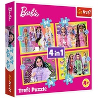 34626 KOCKY PUZZLE 4v1 HAPPY WORLD OF BARBIE