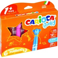 Popisovače Misiaks CARIOCA BABY 6 farieb 42057