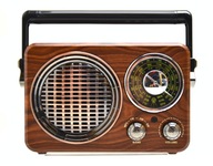 RÁDIO RETRO USB BLUETOOTH SD KARTA FM AUX REPRODUKTOR