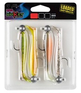 Fox Rage Spikey Shad Mix UV Loaded gumená súprava 12cm