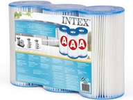 3x Náhradná vložka filtra A pre bazénové čerpadlo Intex 29003